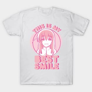 BOCCHI THE ROCK!: THIS IS MY BEST SMILE (GRUNGE STYLE) T-Shirt